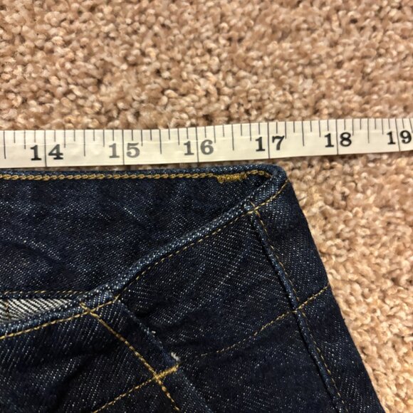 J. Crew Point Sur Jeans Womens 32 Blue Wide Leg Puddle 100% Cotton Made in USA - Picture 7 of 9